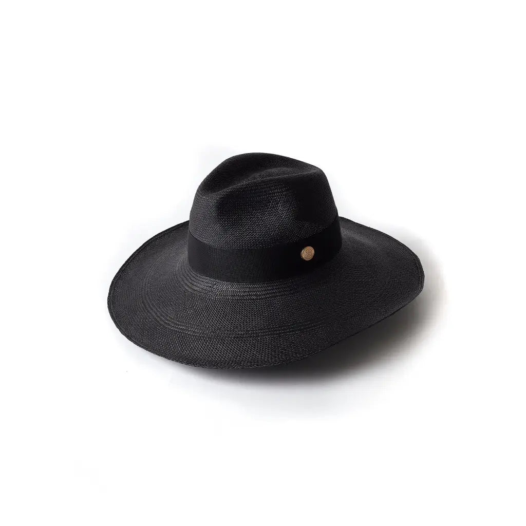 Jessica Panama Hat - Black Hats HOLLAND COOPER