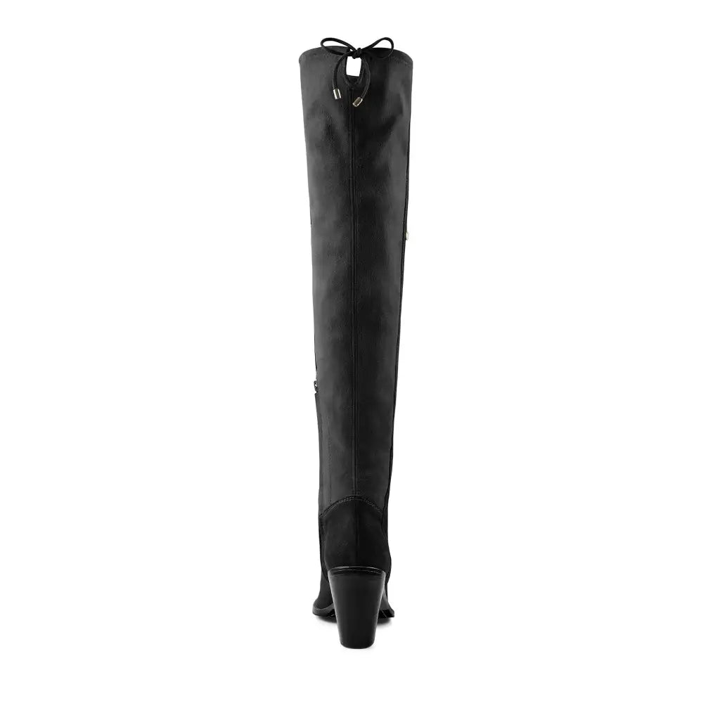 Over Knee Brompton - Black Tall Boots FAIRFAX & FAVOR