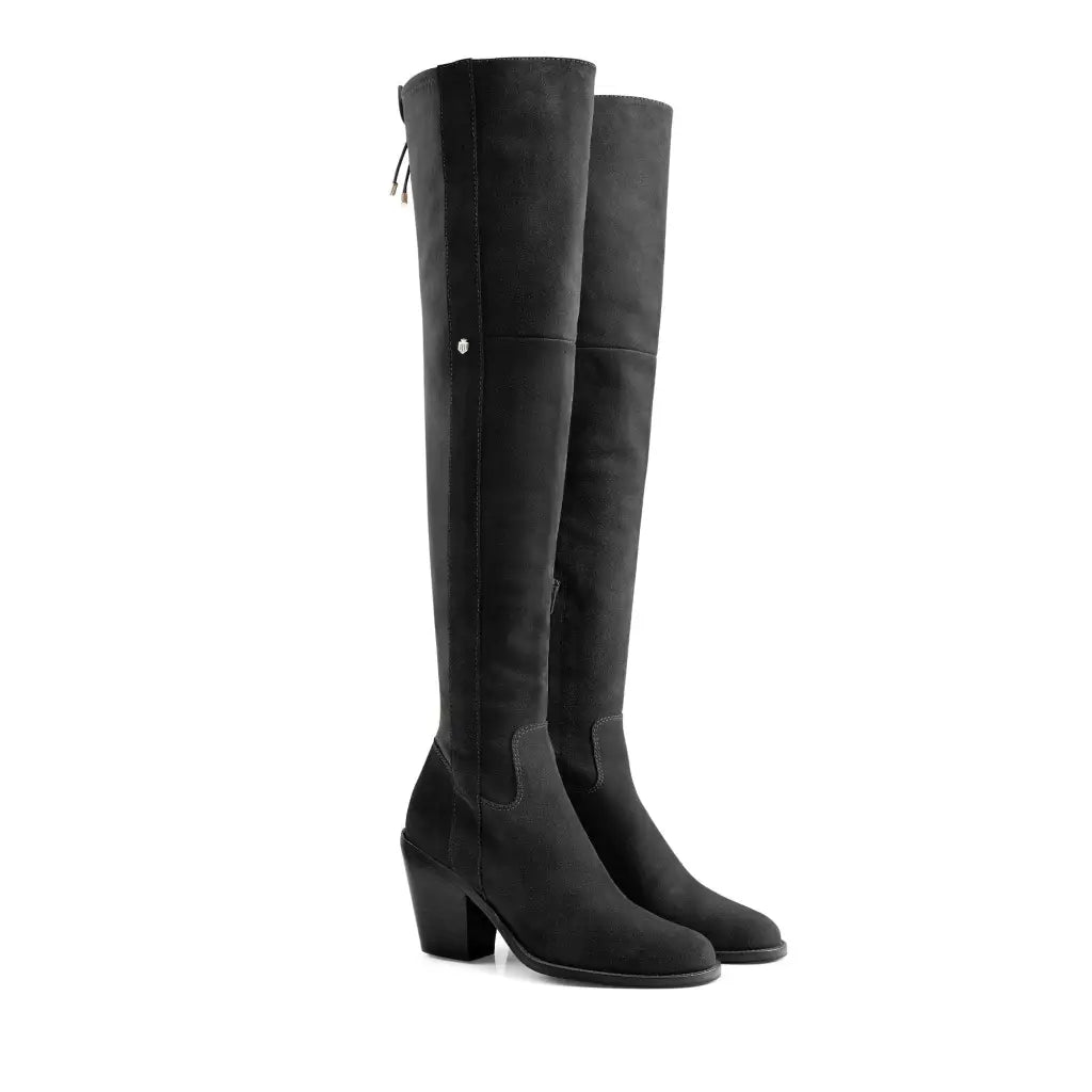 Over Knee Brompton Black FAIRFAX FAVOR Tall Boots Pampas