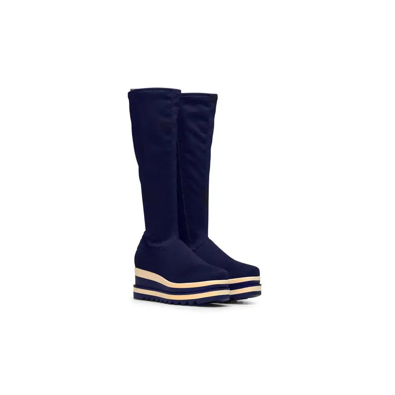 Quinn - Navy Tall Boots MARCO MOREO