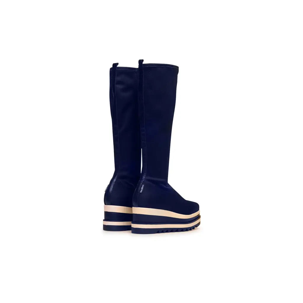 Quinn - Navy Tall Boots MARCO MOREO