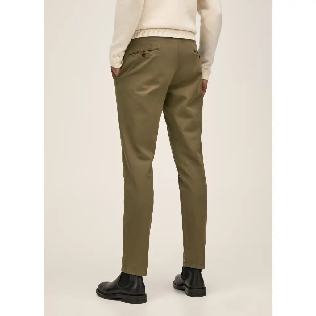 Regular Fit Texture Chino - Ivy Chinos HACKETT