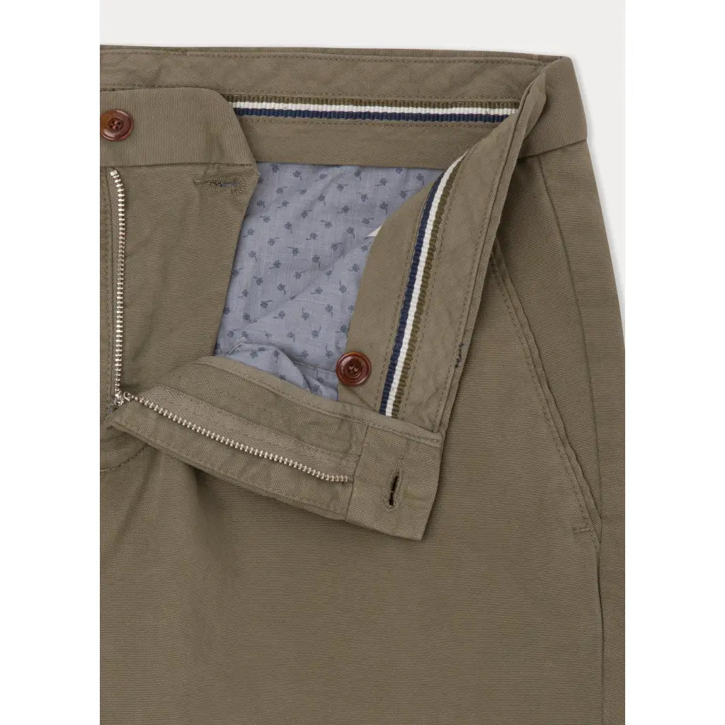 Regular Fit Texture Chino - Ivy Chinos HACKETT