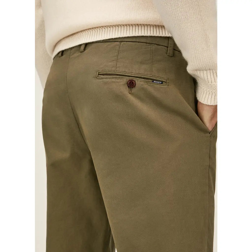 Regular Fit Texture Chino - Ivy Chinos HACKETT