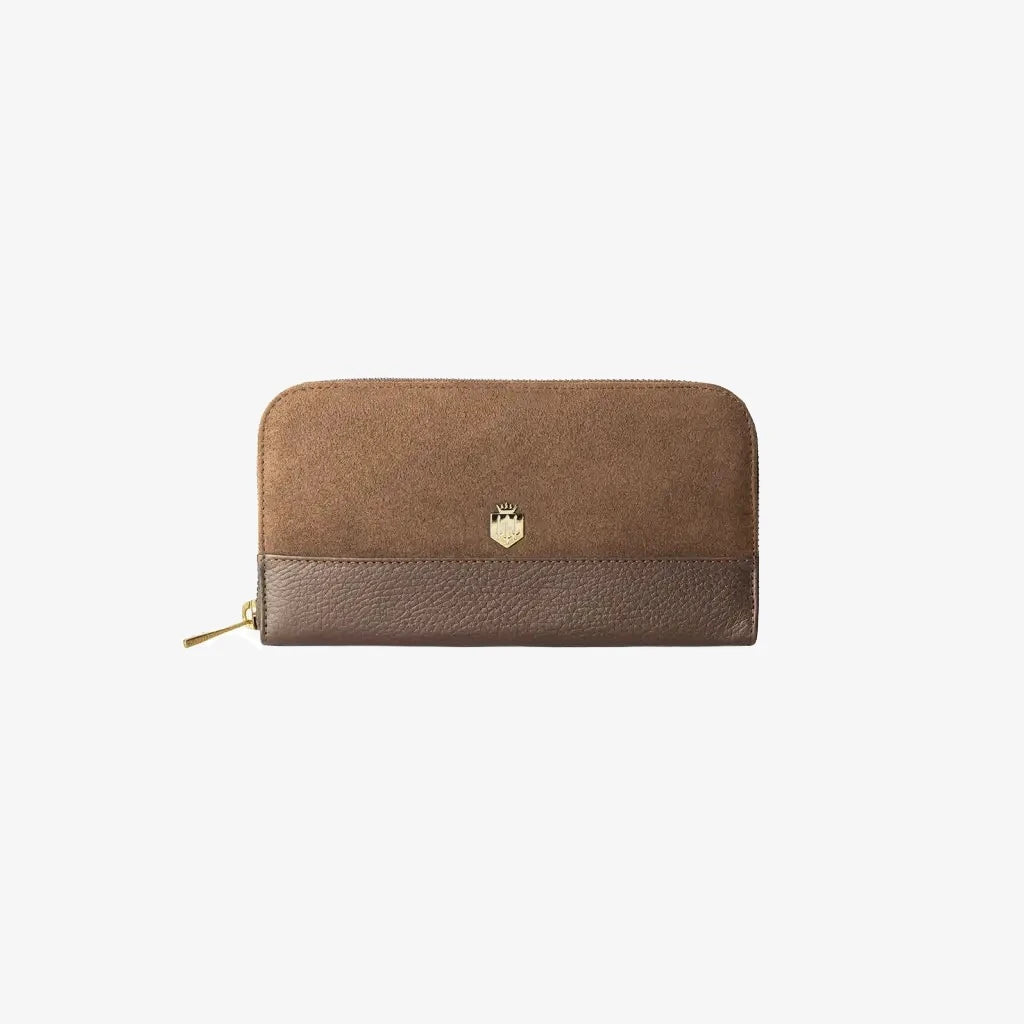 Salisbury Purse - Tan Suede Bags & Purses FAIRFAX & FAVOR