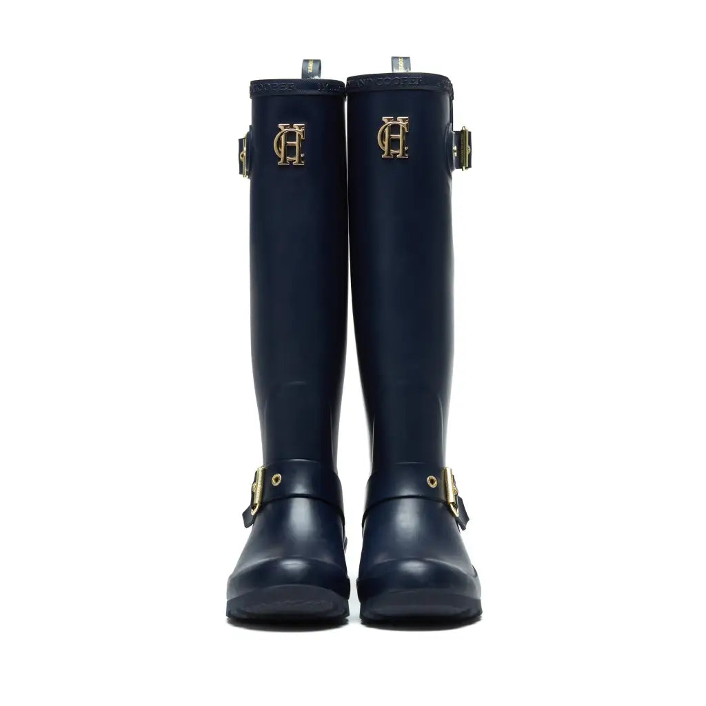 Sherpa Lined Regency Wellington Boot - Matte Navy Wellington