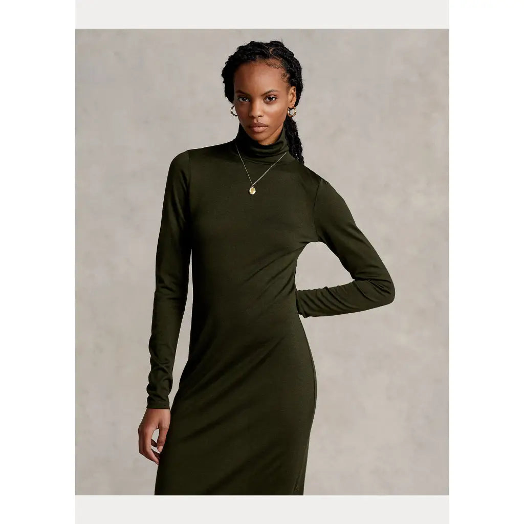 Ralph lauren side tie jersey dress best sale